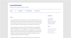 Desktop Screenshot of lancebachmeier.com
